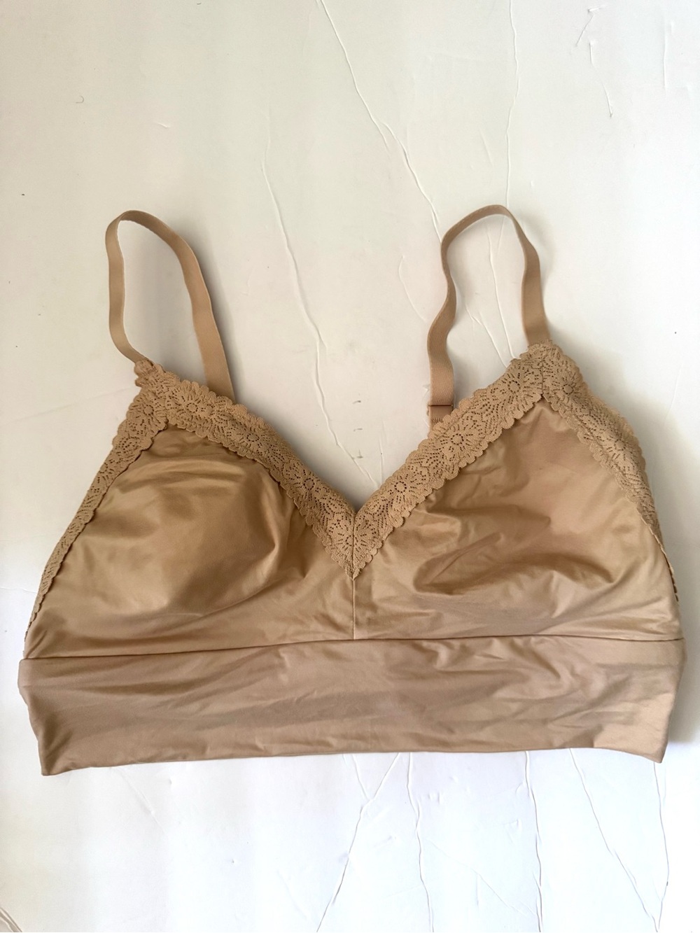 Aerie Sunnie Blossom Lace Padded Triangle Bralette Extra Support Size L (D) - Picture 5 of 13